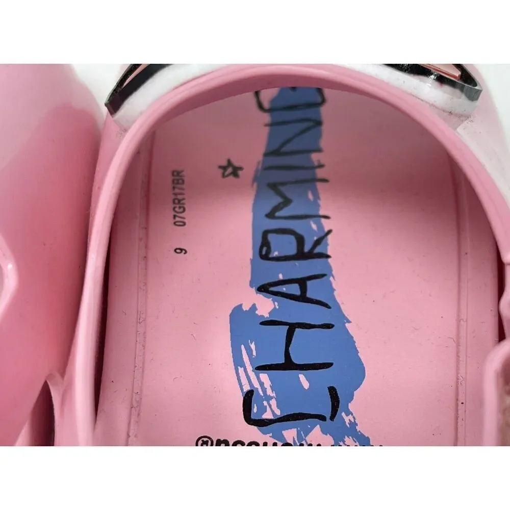 Melissa Mini + Vivienne Westwood Anglomania Toddler Size 6 Sandals Pink Jelly